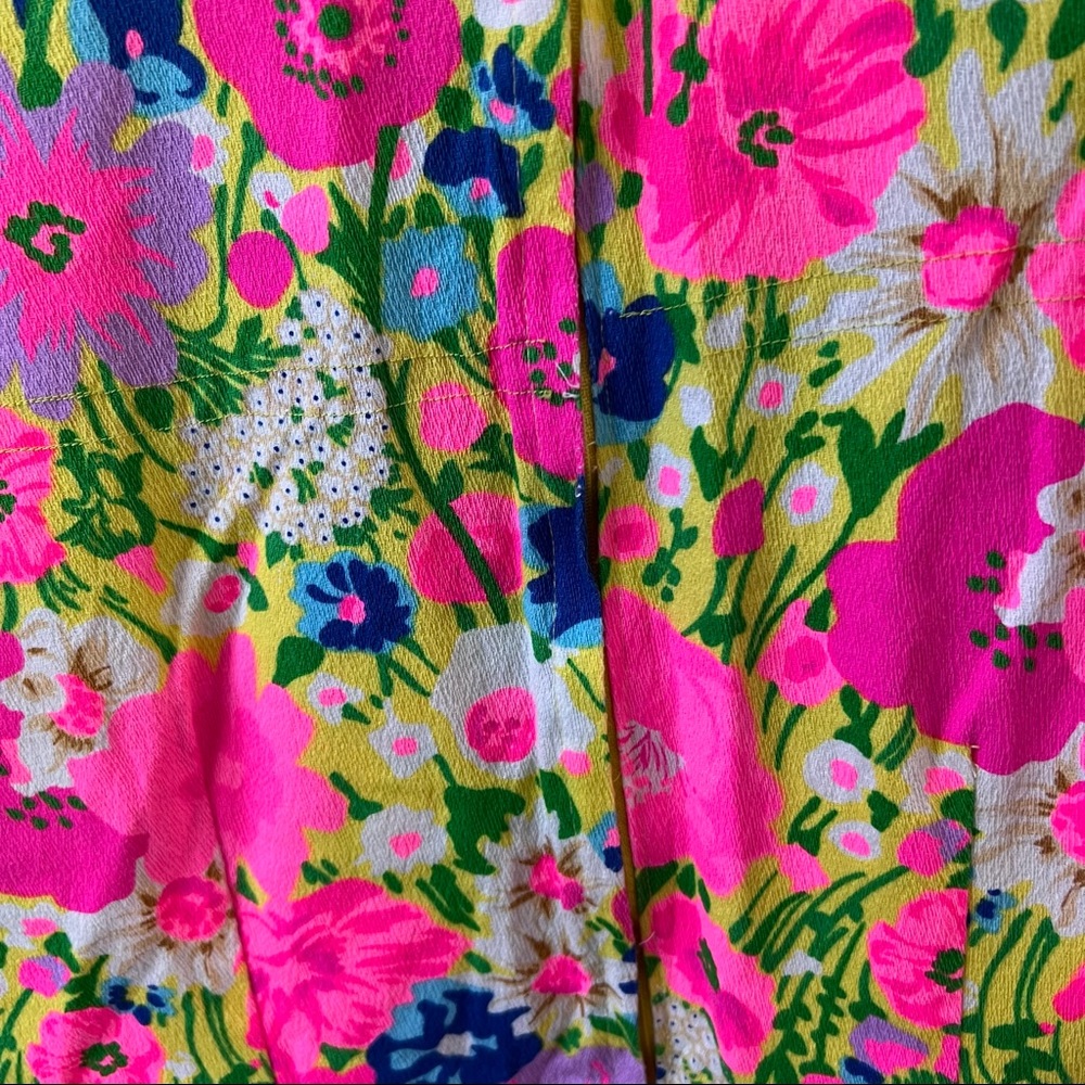 Vintage 1960 Handmade Mod Shift Short Sleeve Flow… - image 5